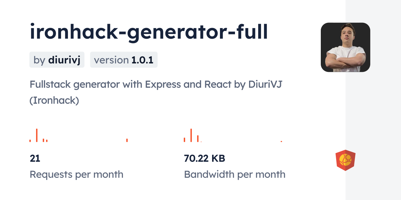 ironhack-generator-full CDN by jsDelivr - A CDN for npm and GitHub
