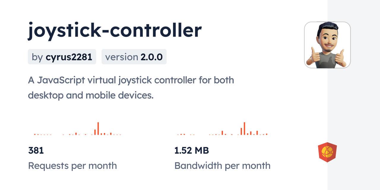joystick-controller CDN by jsDelivr - A CDN for npm and GitHub
