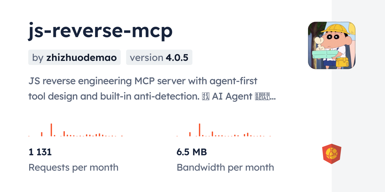 js-reverse-mcp CDN by jsDelivr - A CDN for npm and GitHub