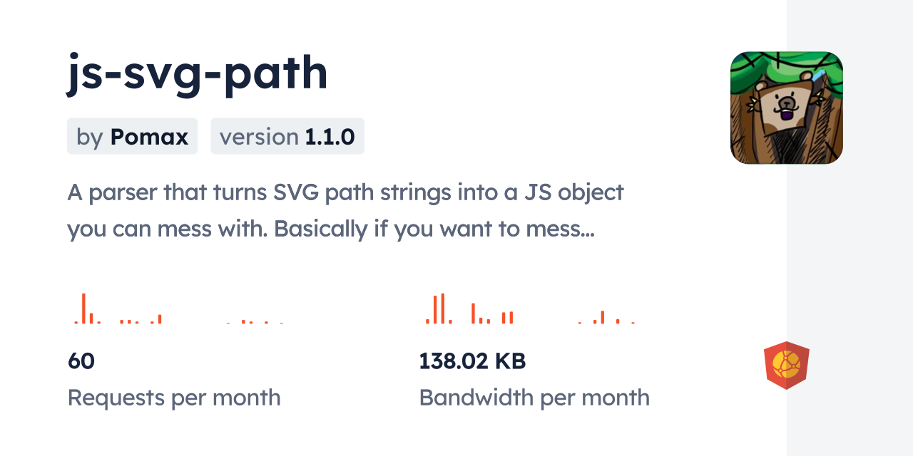 js-svg-path CDN by jsDelivr - A CDN for npm and GitHub