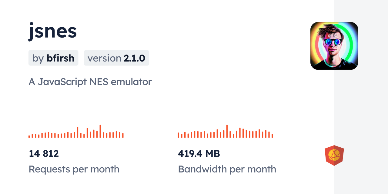 jsnes CDN by jsDelivr - A CDN for npm and GitHub