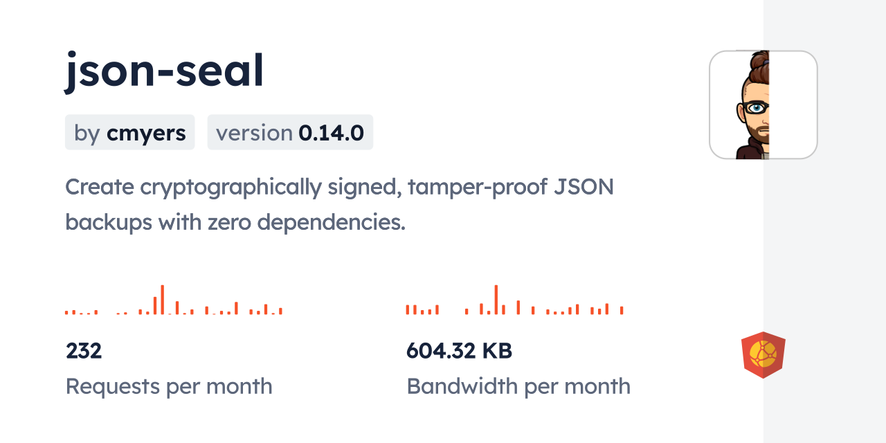 json-seal CDN by jsDelivr - A CDN for npm and GitHub
