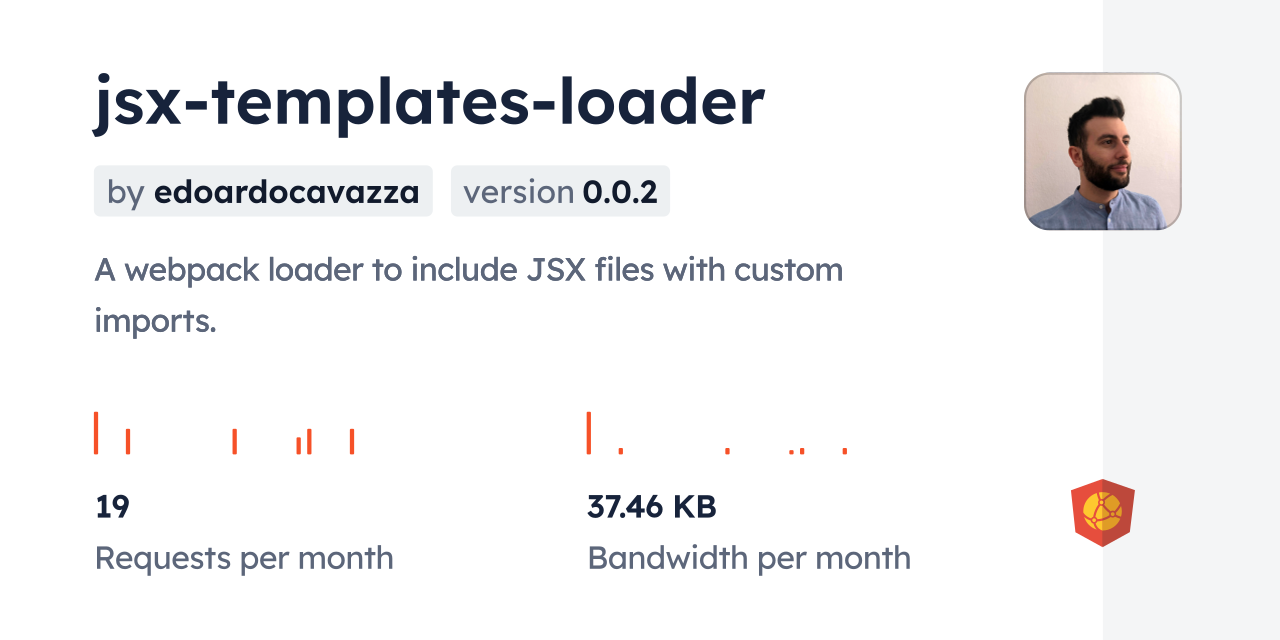 jsx-templates-loader CDN by jsDelivr - A CDN for npm and GitHub