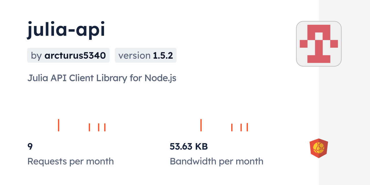julia-api CDN by jsDelivr - A CDN for npm and GitHub