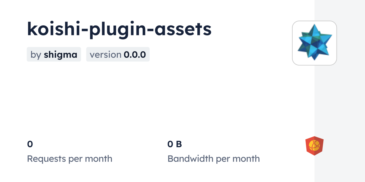 koishi-plugin-assets CDN by jsDelivr - A CDN for npm and GitHub
