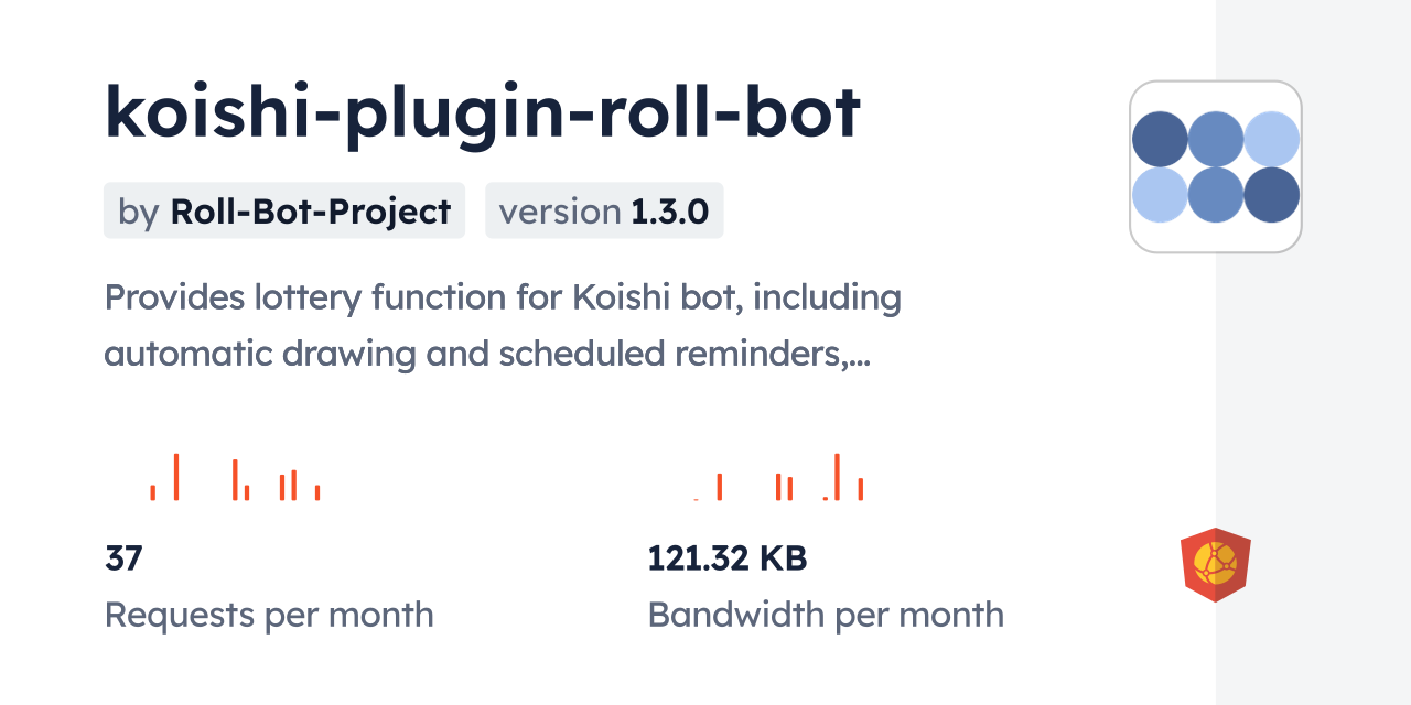 koishi-plugin-roll-bot CDN by jsDelivr - A CDN for npm and GitHub