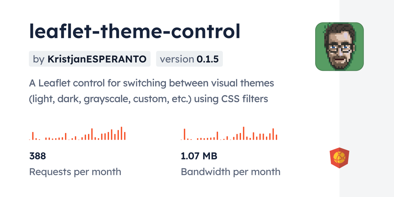 leaflet-theme-control CDN by jsDelivr - A CDN for npm and GitHub