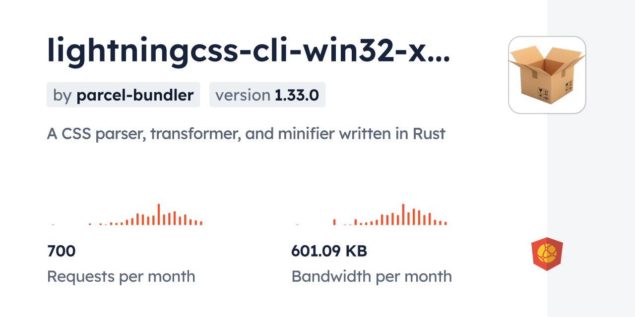 lightningcss-cli-win32-x64-msvc CDN by jsDelivr - A CDN for npm and GitHub