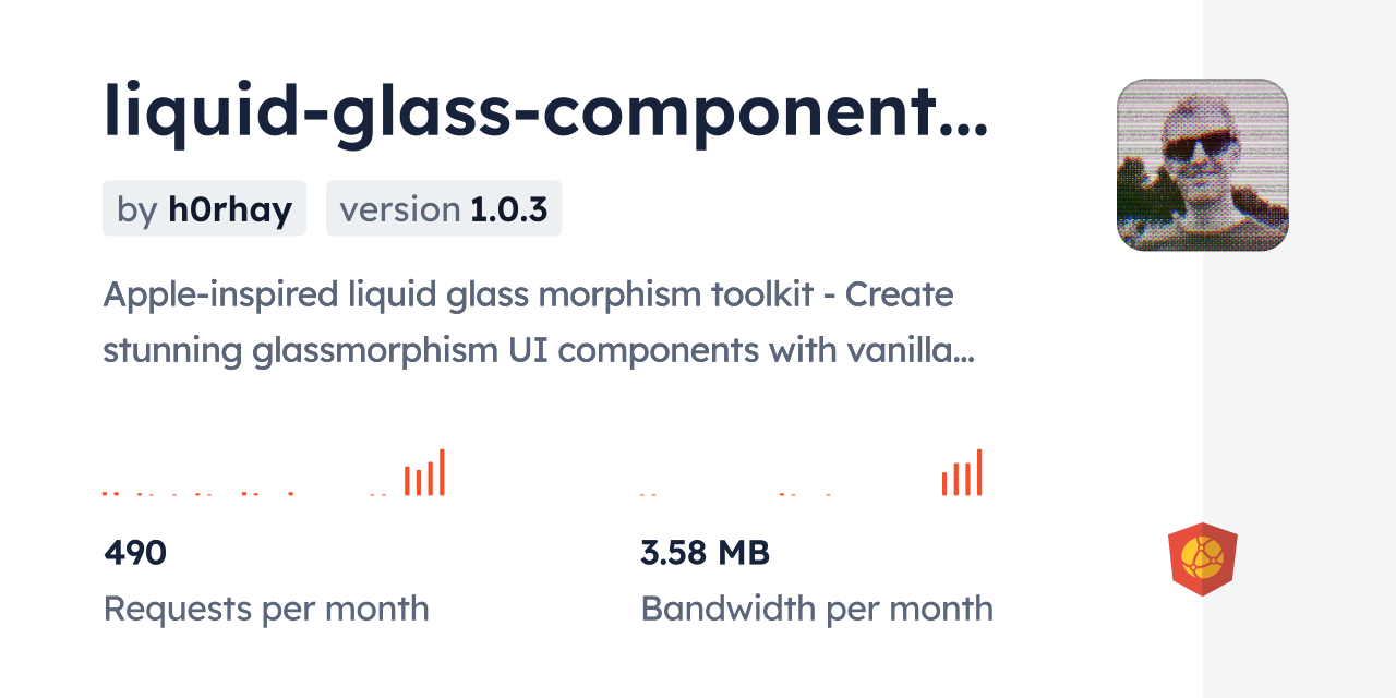 liquid-glass-component-kit CDN by jsDelivr - A CDN for npm and GitHub