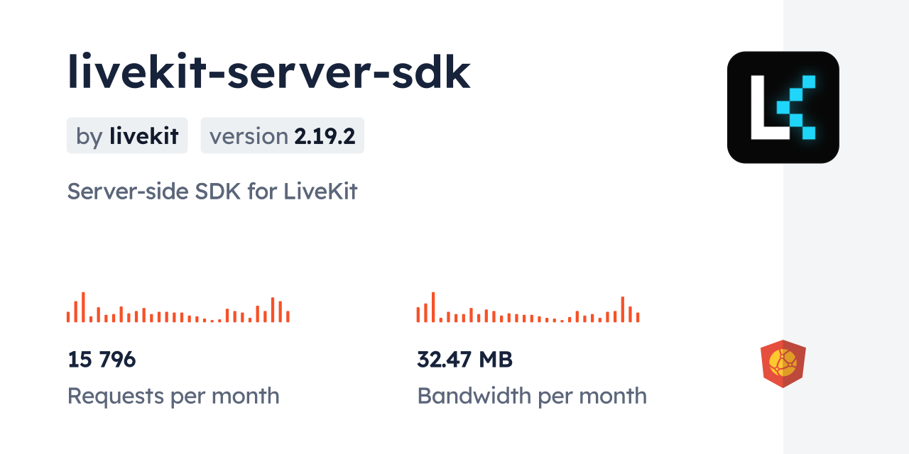 livekit-server-sdk CDN by jsDelivr - A CDN for npm and GitHub