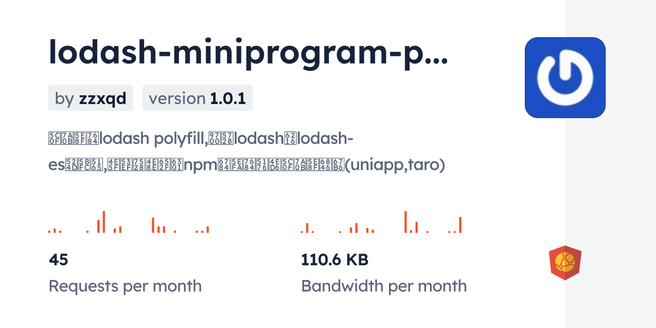 lodash-miniprogram-polyfill CDN by jsDelivr - A CDN for npm and GitHub