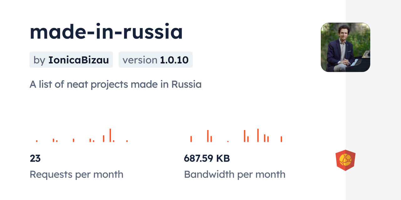 made-in-russia CDN by jsDelivr - A CDN for npm and GitHub