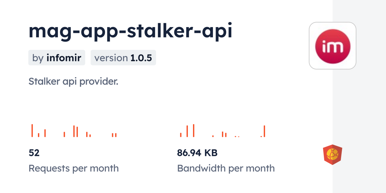 mag-app-stalker-api CDN by jsDelivr - A CDN for npm and GitHub