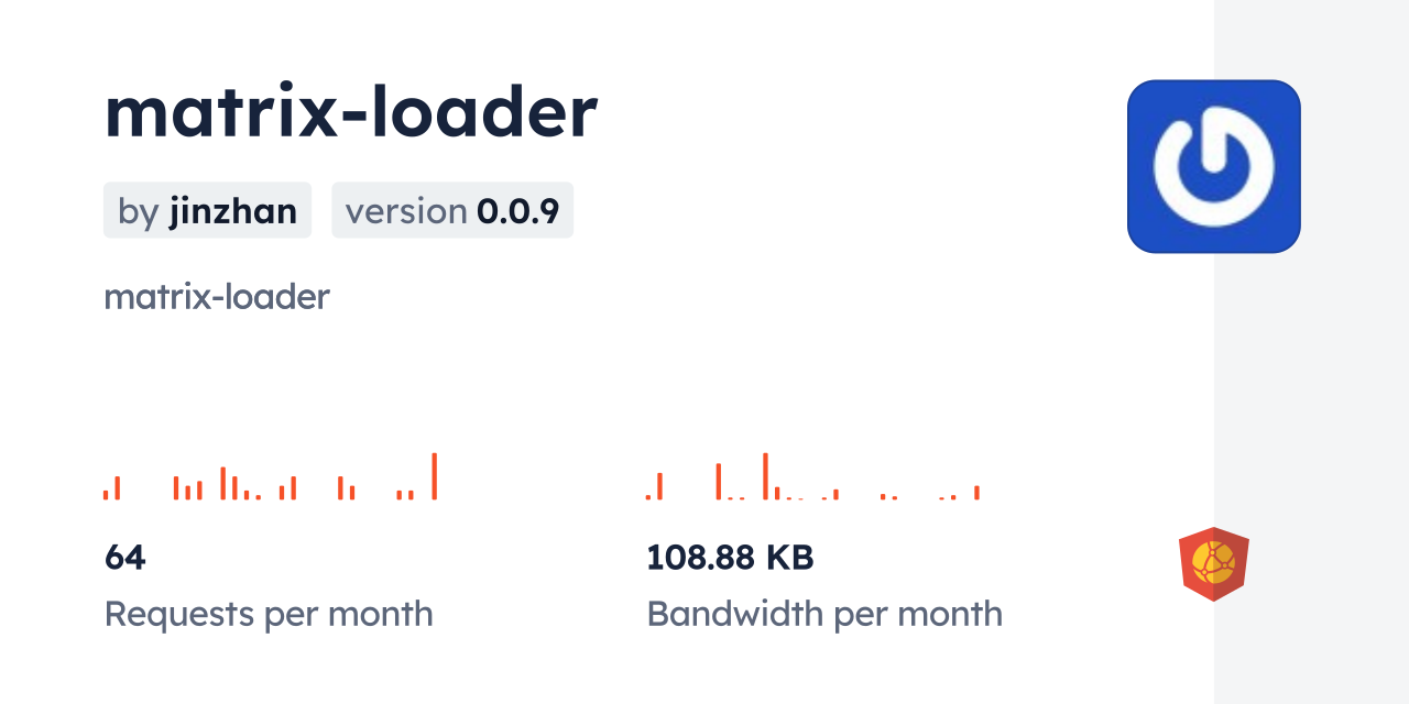 matrix-loader CDN by jsDelivr - A CDN for npm and GitHub