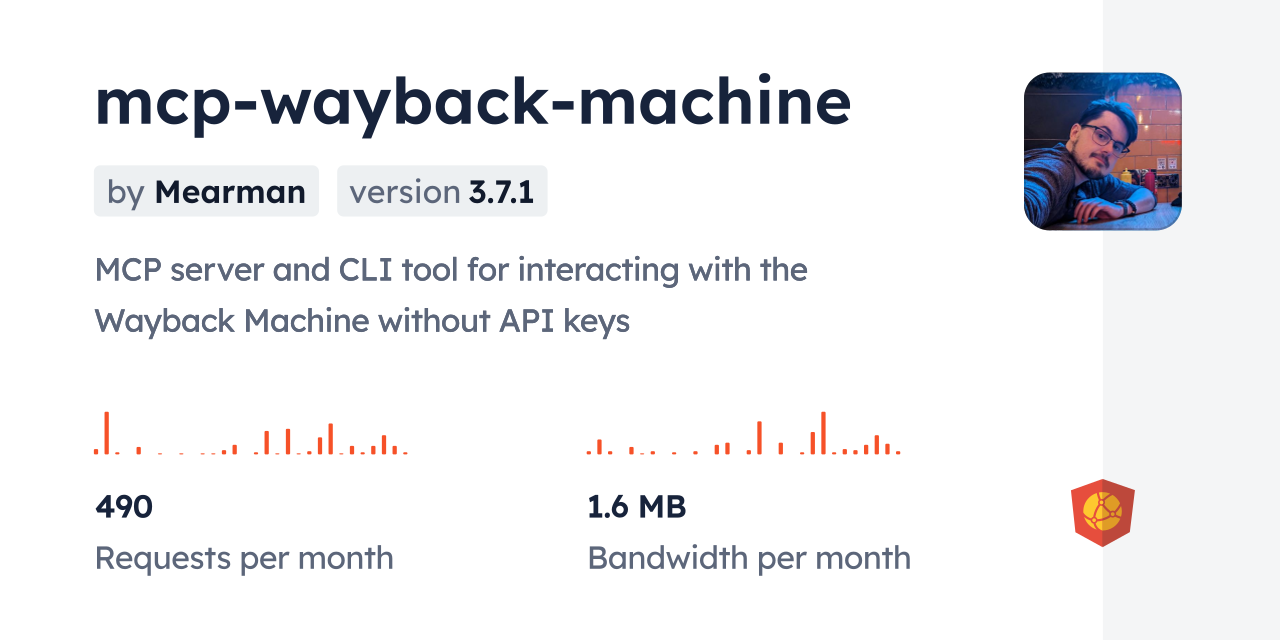 mcp-wayback-machine CDN by jsDelivr - A CDN for npm and GitHub