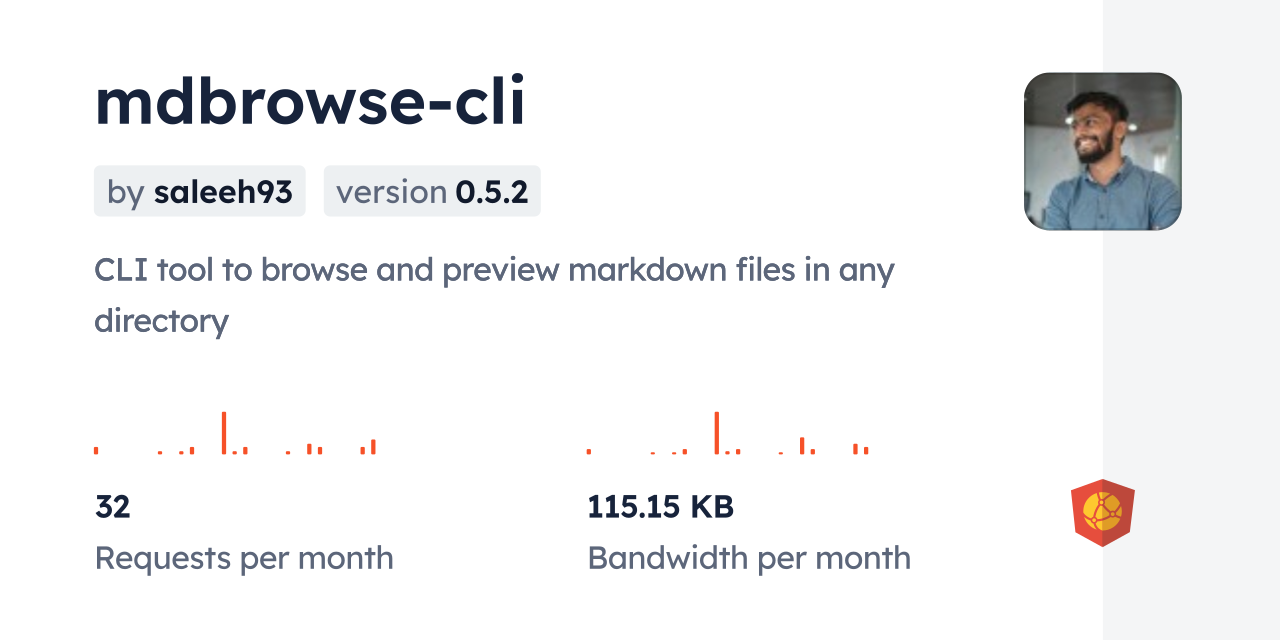 mdbrowse-cli CDN by jsDelivr - A CDN for npm and GitHub