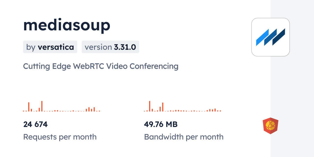 mediasoup CDN by jsDelivr - A CDN for npm and GitHub