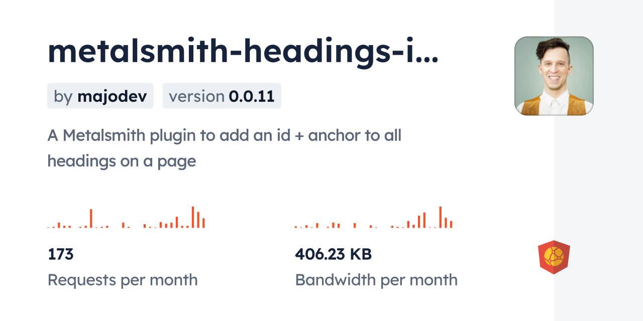 metalsmith-headings-identifier CDN by jsDelivr - A CDN for npm and GitHub