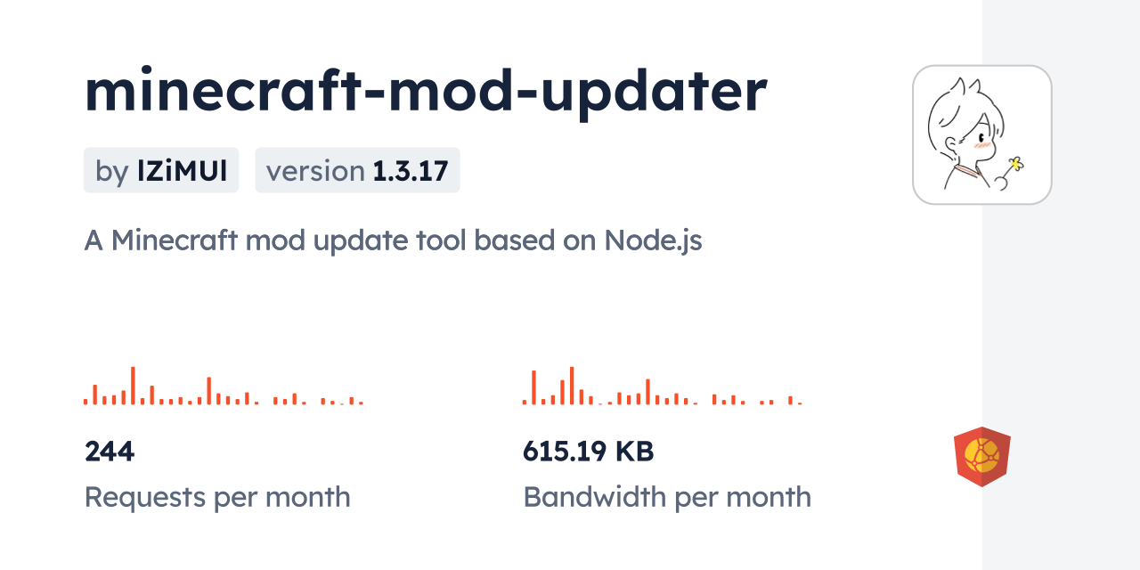 minecraft-mod-updater CDN by jsDelivr - A CDN for npm and GitHub