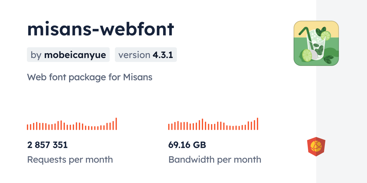 misans-webfont CDN by jsDelivr - A CDN for npm and GitHub