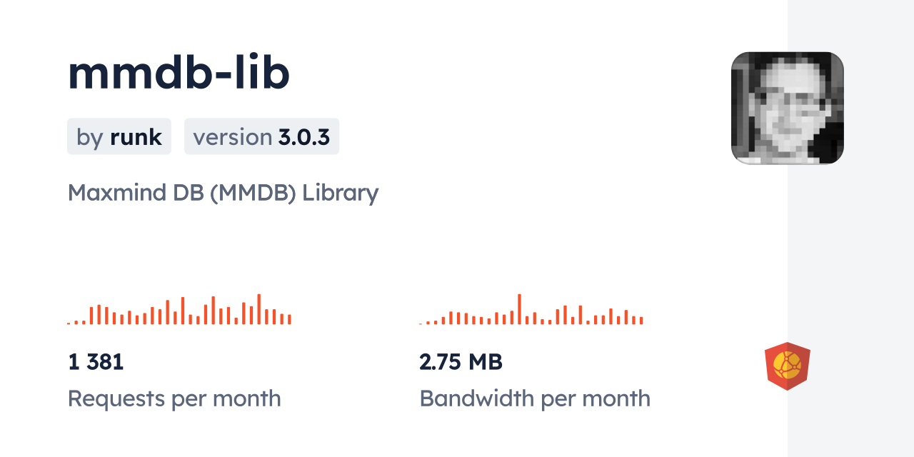 mmdb-lib CDN by jsDelivr - A CDN for npm and GitHub