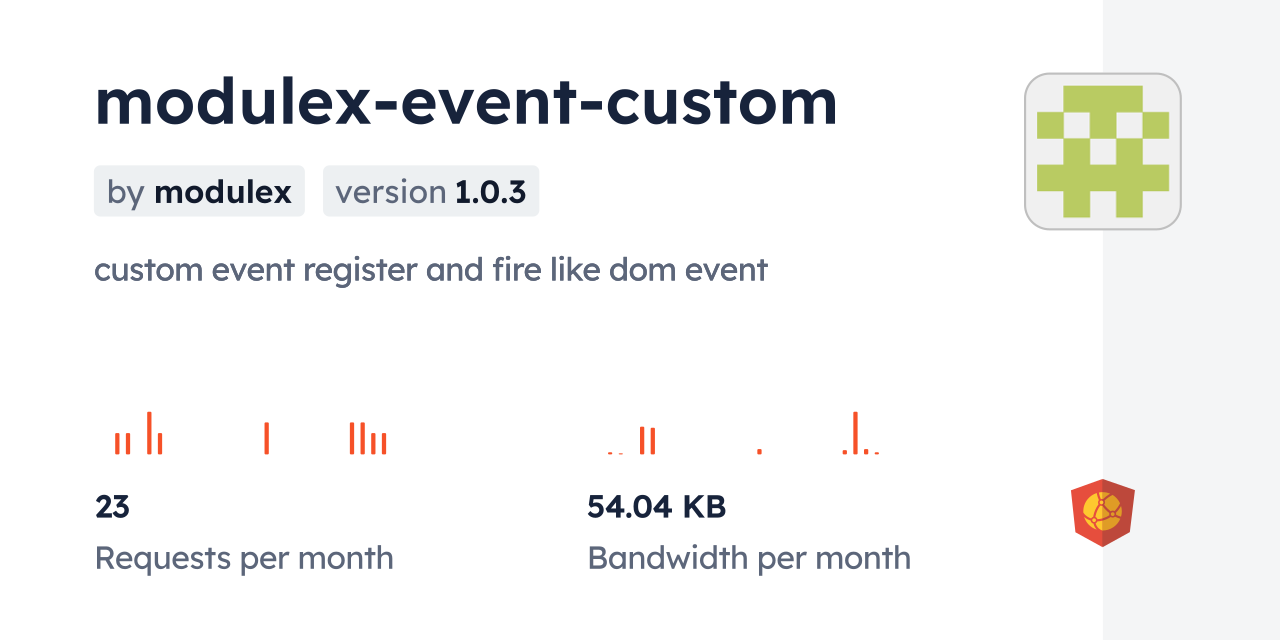 modulex-event-custom CDN by jsDelivr - A CDN for npm and GitHub