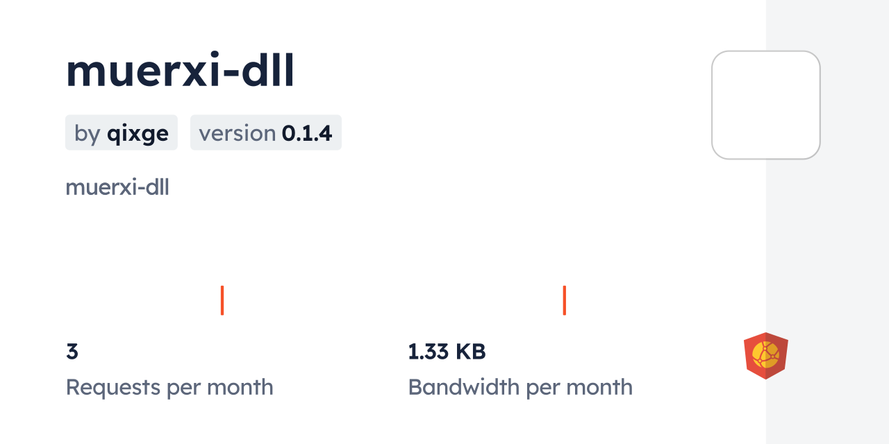 muerxi-dll CDN by jsDelivr - A CDN for npm and GitHub