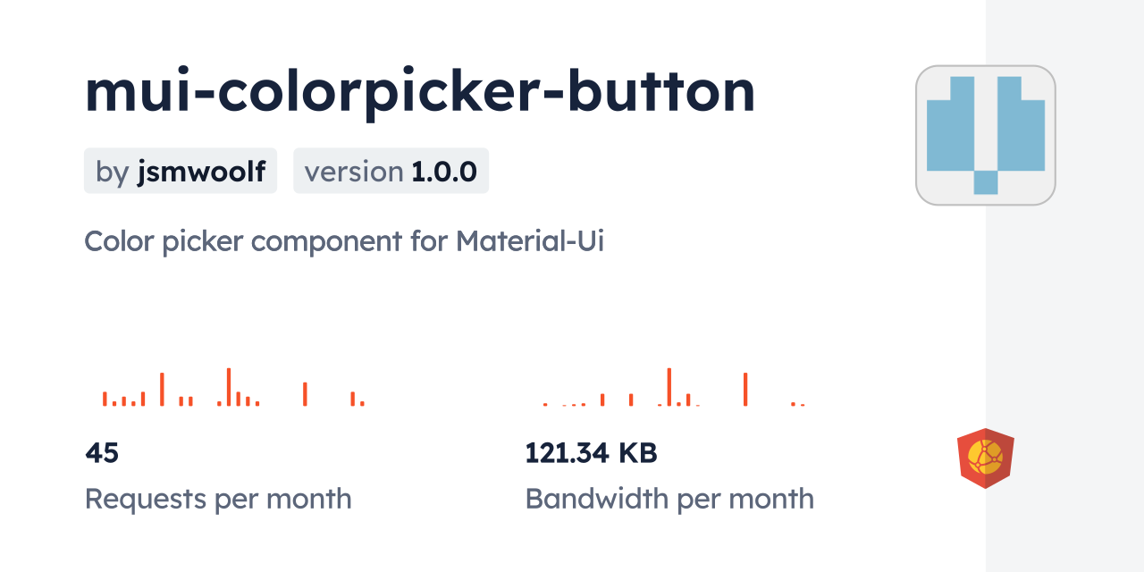 mui-colorpicker-button CDN by jsDelivr - A CDN for npm and GitHub