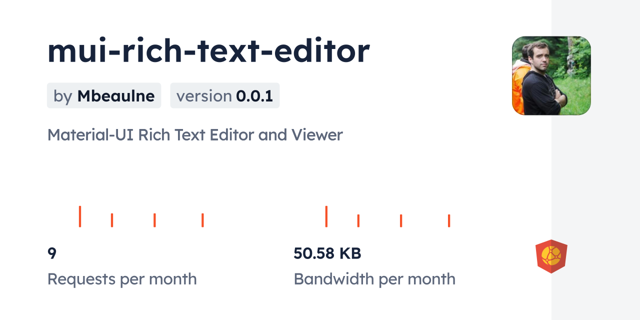 mui-rich-text-editor CDN by jsDelivr - A CDN for npm and GitHub