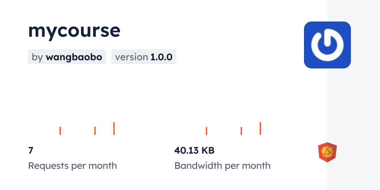 mycourse CDN by jsDelivr - A CDN for npm and GitHub