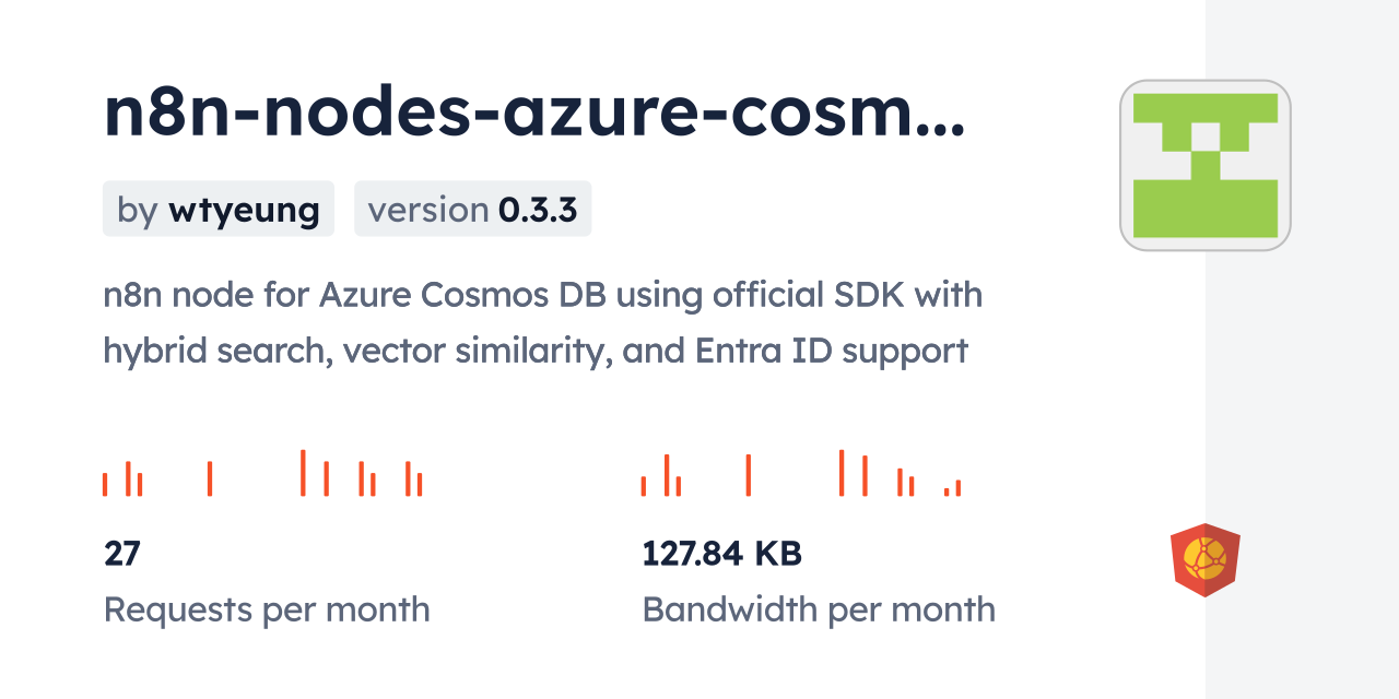 n8n-nodes-azure-cosmos-sdk CDN by jsDelivr - A CDN for npm and GitHub
