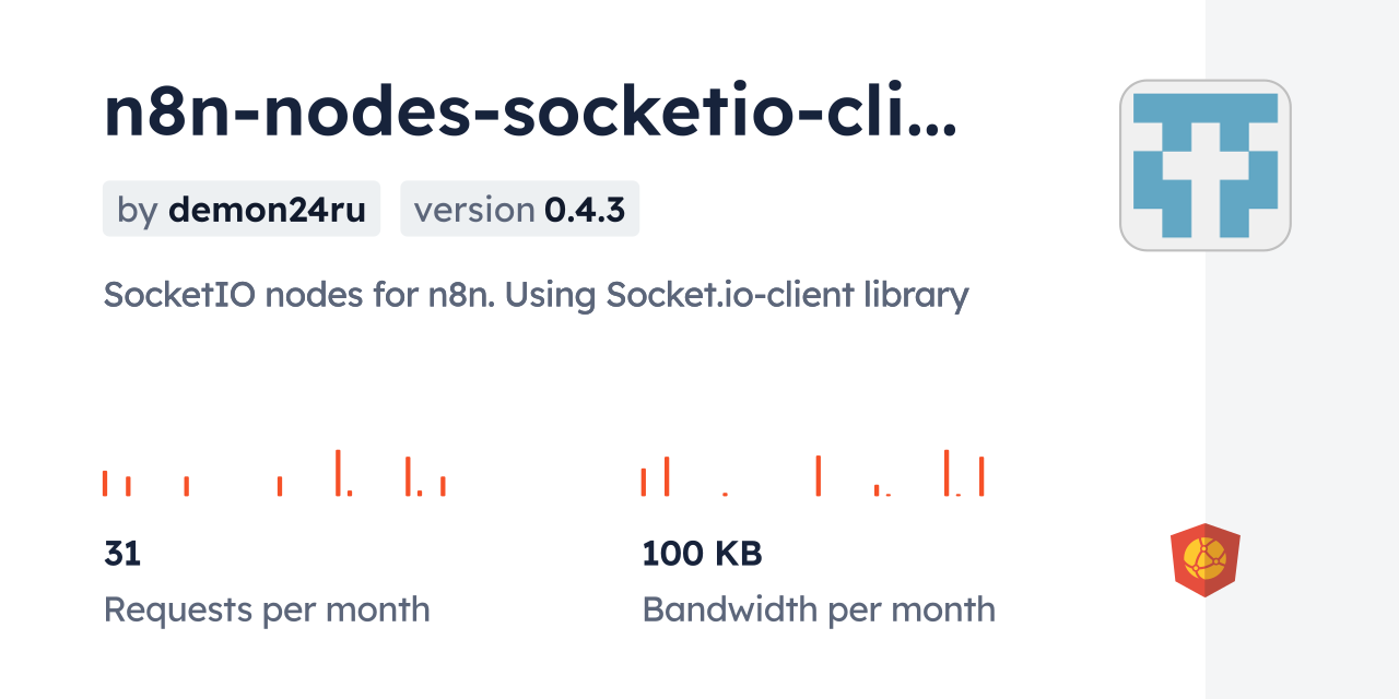 n8n-nodes-socketio-client CDN by jsDelivr - A CDN for npm and GitHub