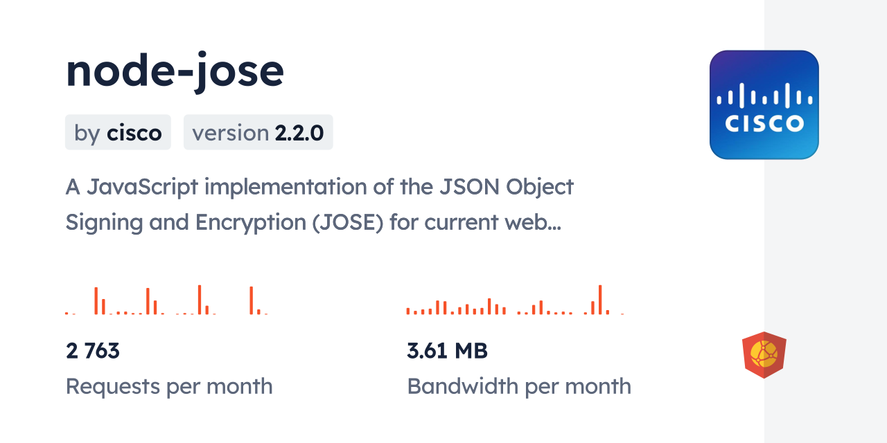 node-jose CDN by jsDelivr - A CDN for npm and GitHub