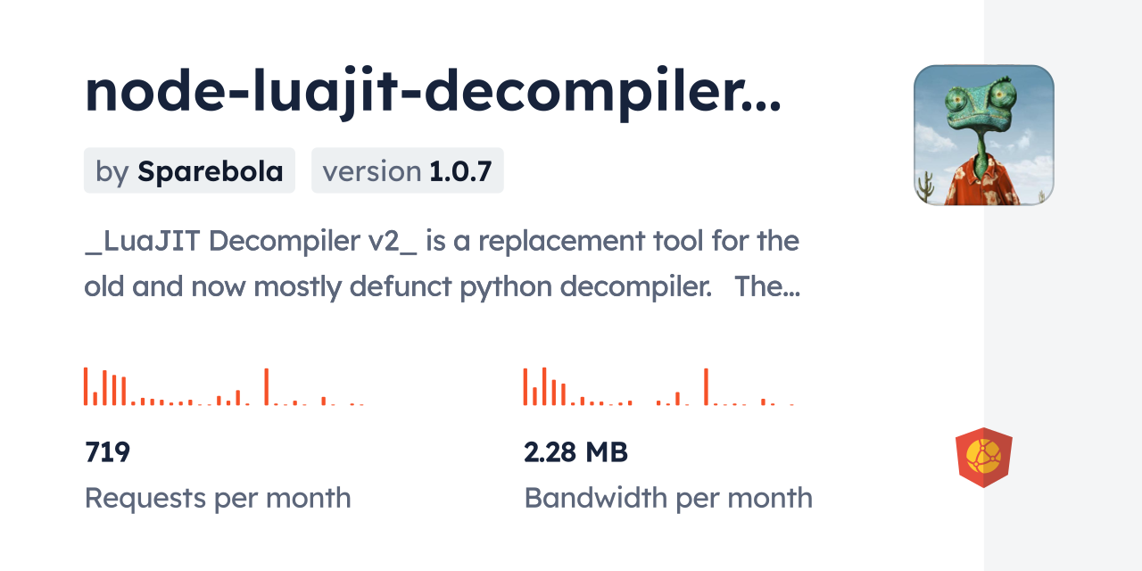 node-luajit-decompiler-v2 CDN by jsDelivr - A CDN for npm and GitHub