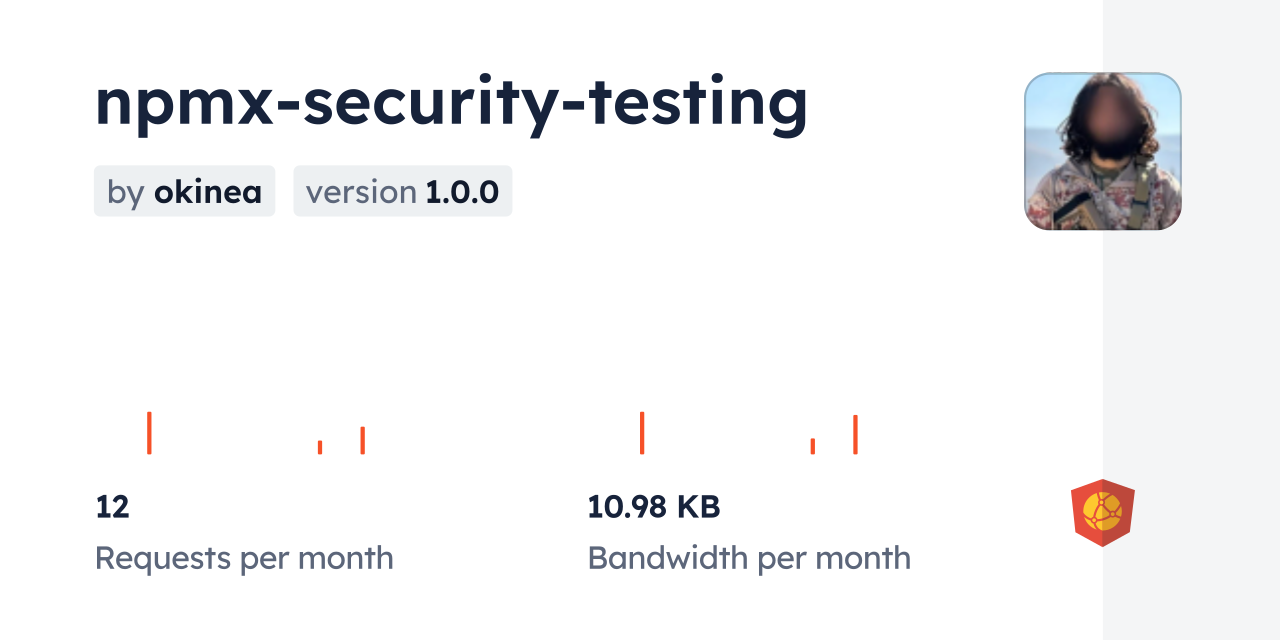 npmx-security-testing CDN by jsDelivr - A CDN for npm and GitHub