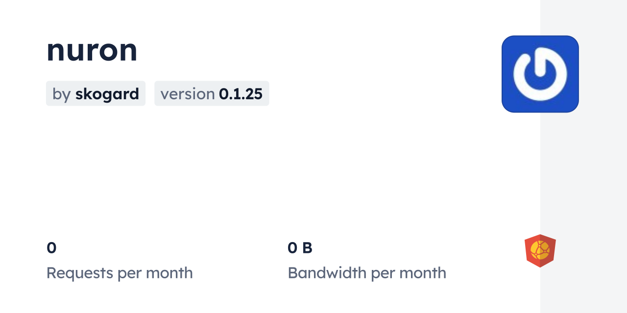 nuron CDN by jsDelivr - A CDN for npm and GitHub