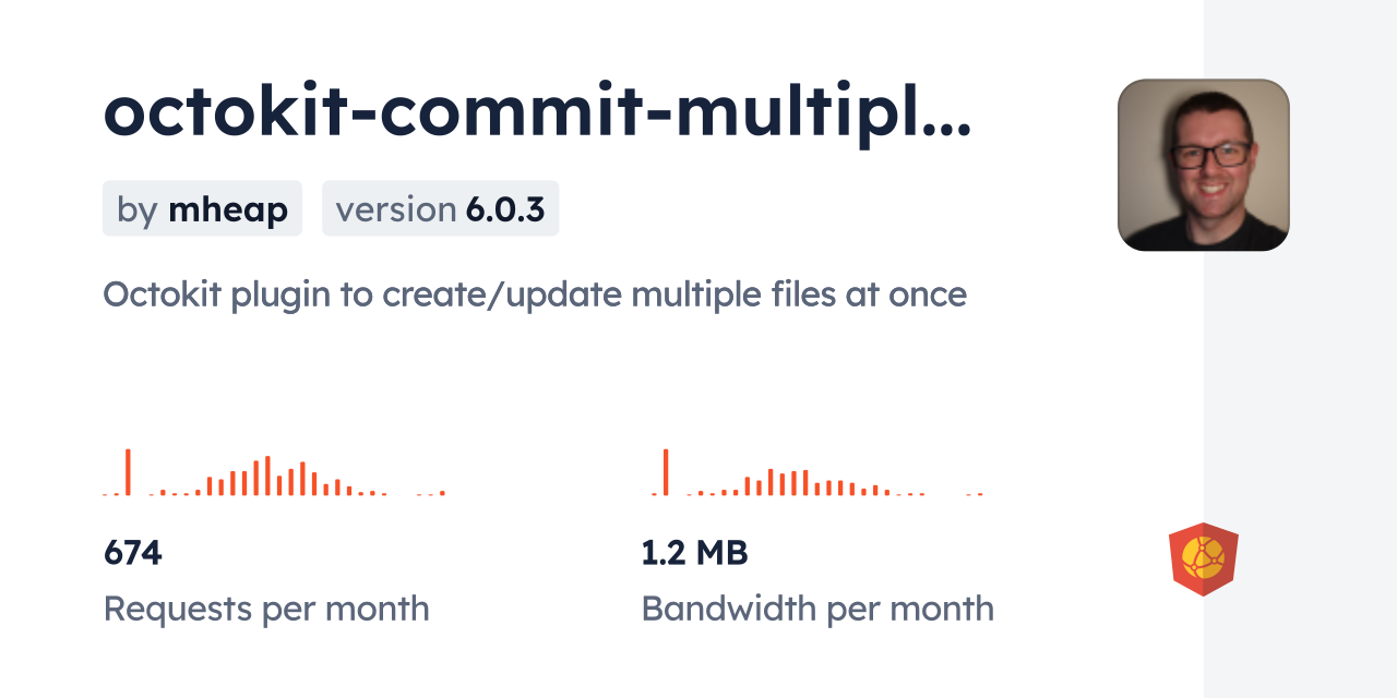 octokit-commit-multiple-files CDN by jsDelivr - A CDN for npm and GitHub