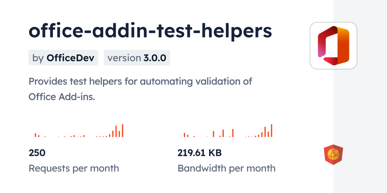 office-addin-test-helpers CDN by jsDelivr - A CDN for npm and GitHub
