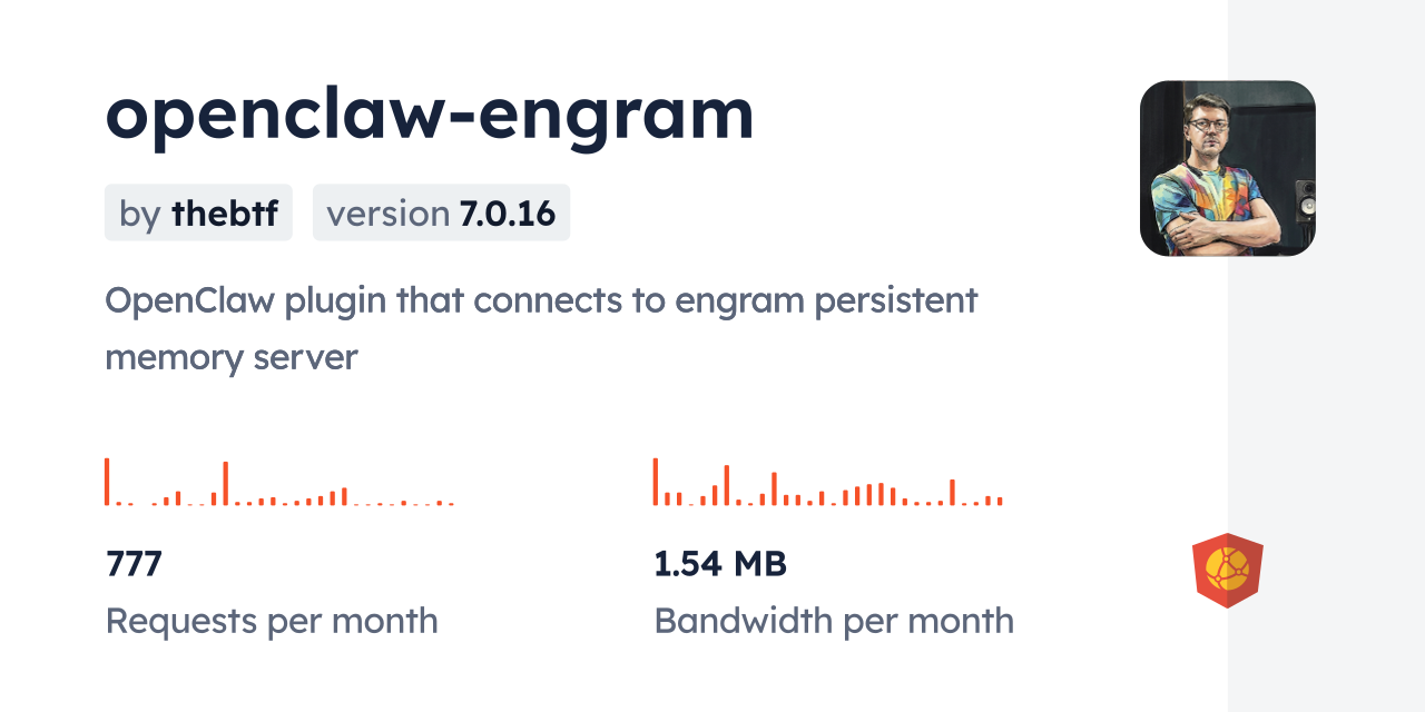 openclaw-engram CDN by jsDelivr - A CDN for npm and GitHub