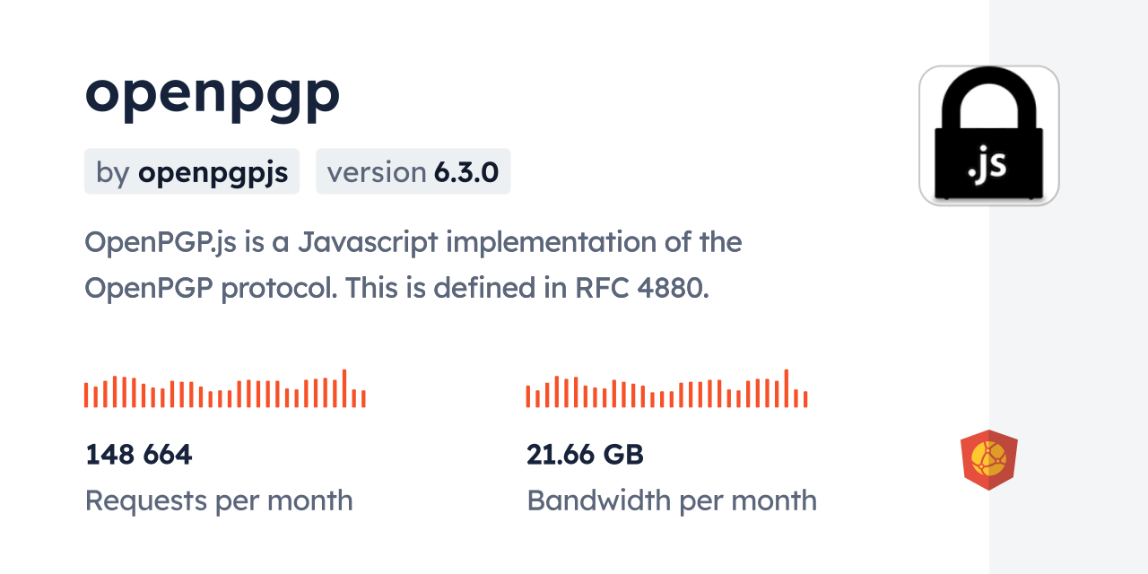 openpgp CDN by jsDelivr - A CDN for npm and GitHub