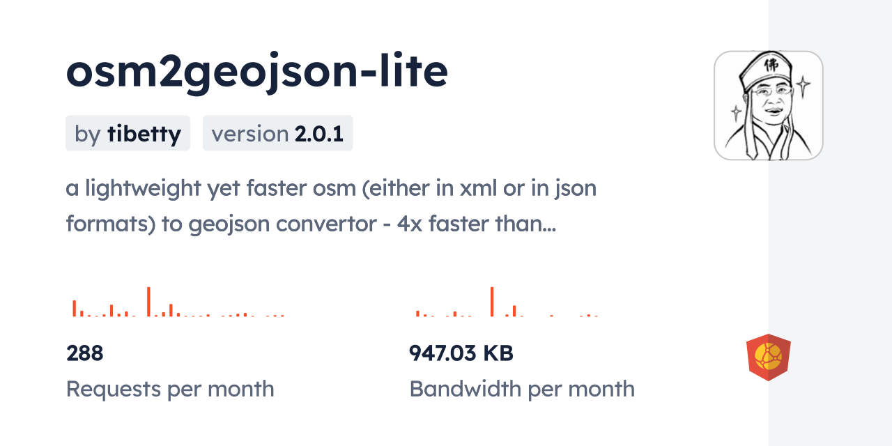 osm2geojson-lite CDN by jsDelivr - A CDN for npm and GitHub