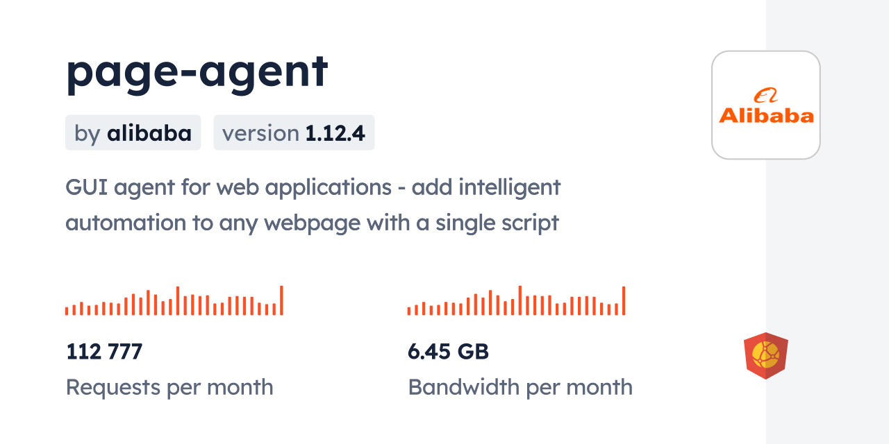 page-agent CDN by jsDelivr - A CDN for npm and GitHub