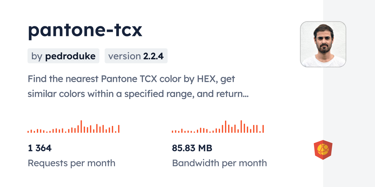pantone-tcx CDN by jsDelivr - A CDN for npm and GitHub