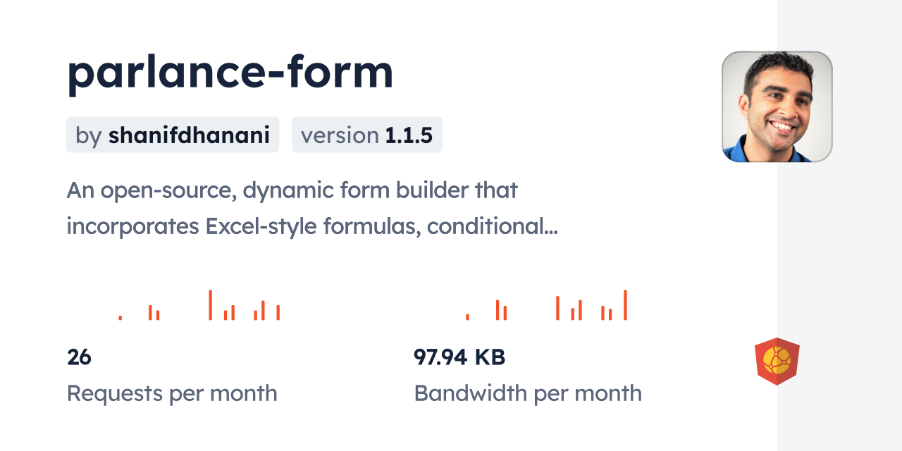 parlance-form CDN by jsDelivr - A CDN for npm and GitHub