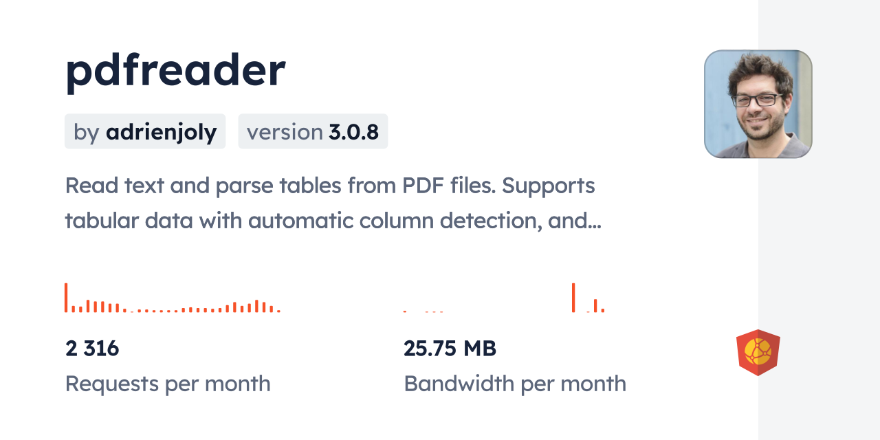 pdfreader CDN by jsDelivr - A CDN for npm and GitHub