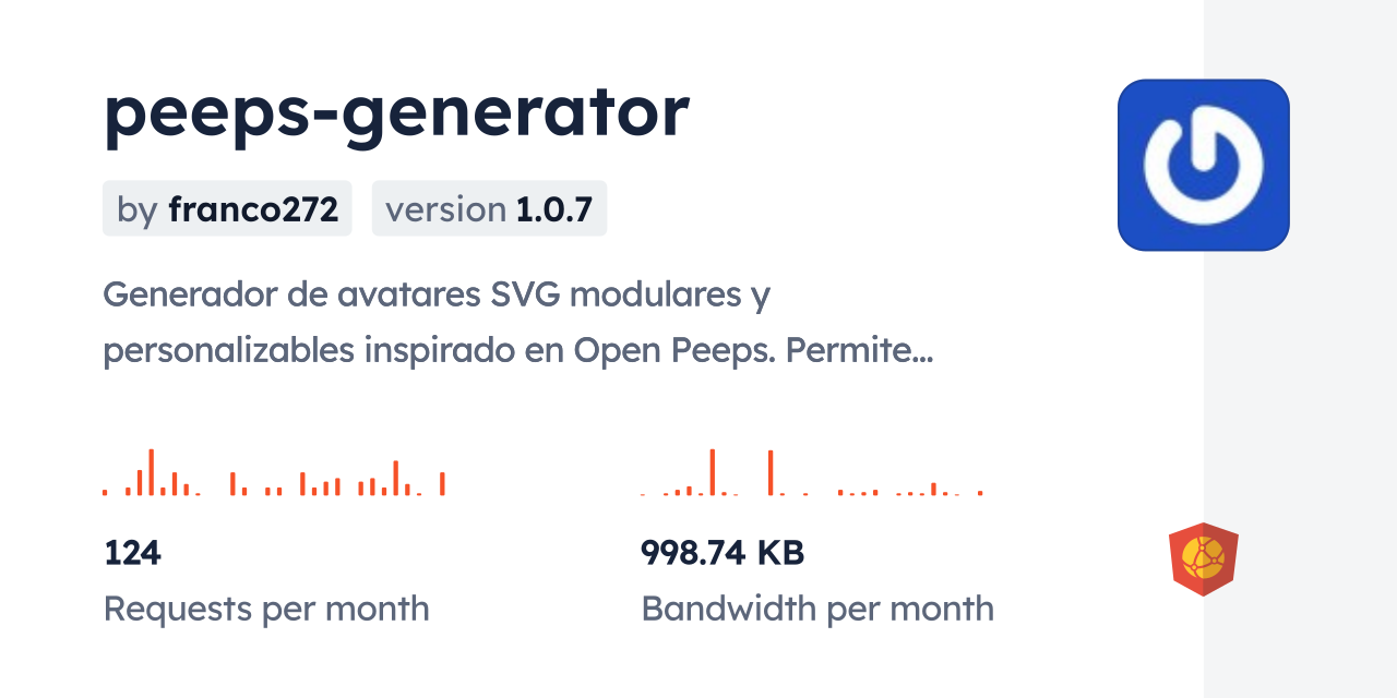 peeps-generator CDN by jsDelivr - A CDN for npm and GitHub