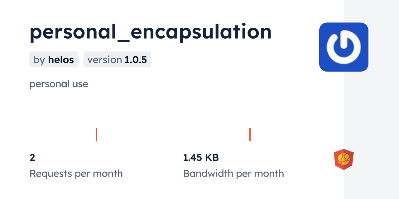 personal_encapsulation CDN by jsDelivr - A CDN for npm and GitHub