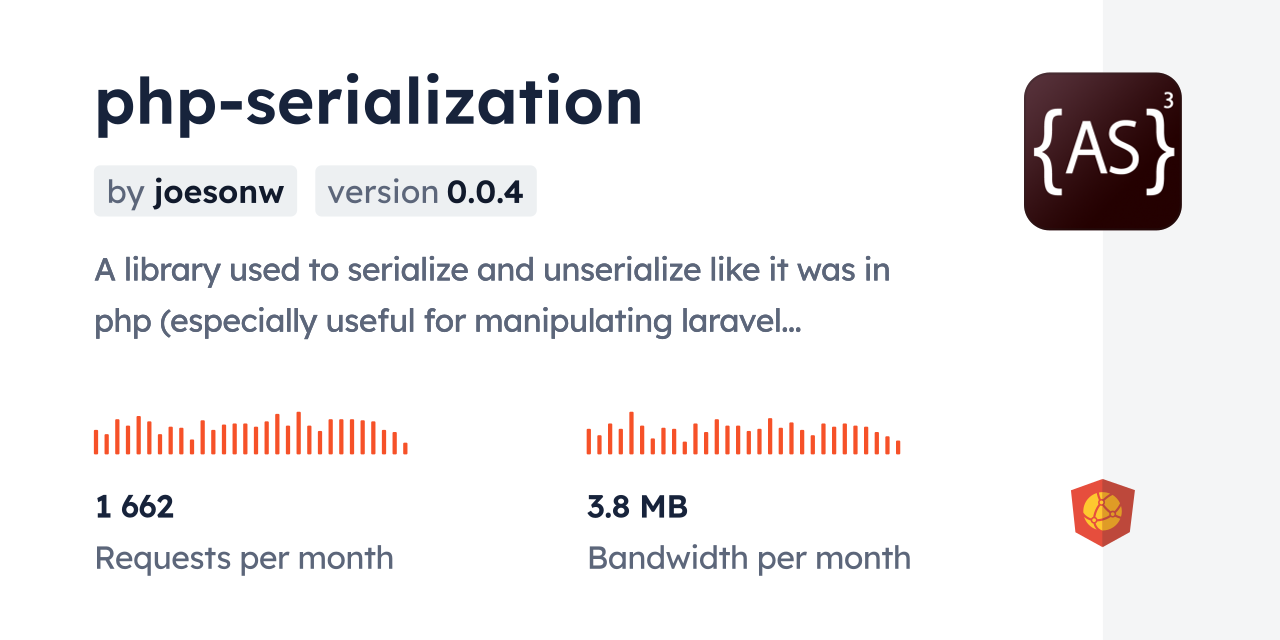 php-serialization CDN by jsDelivr - A CDN for npm and GitHub