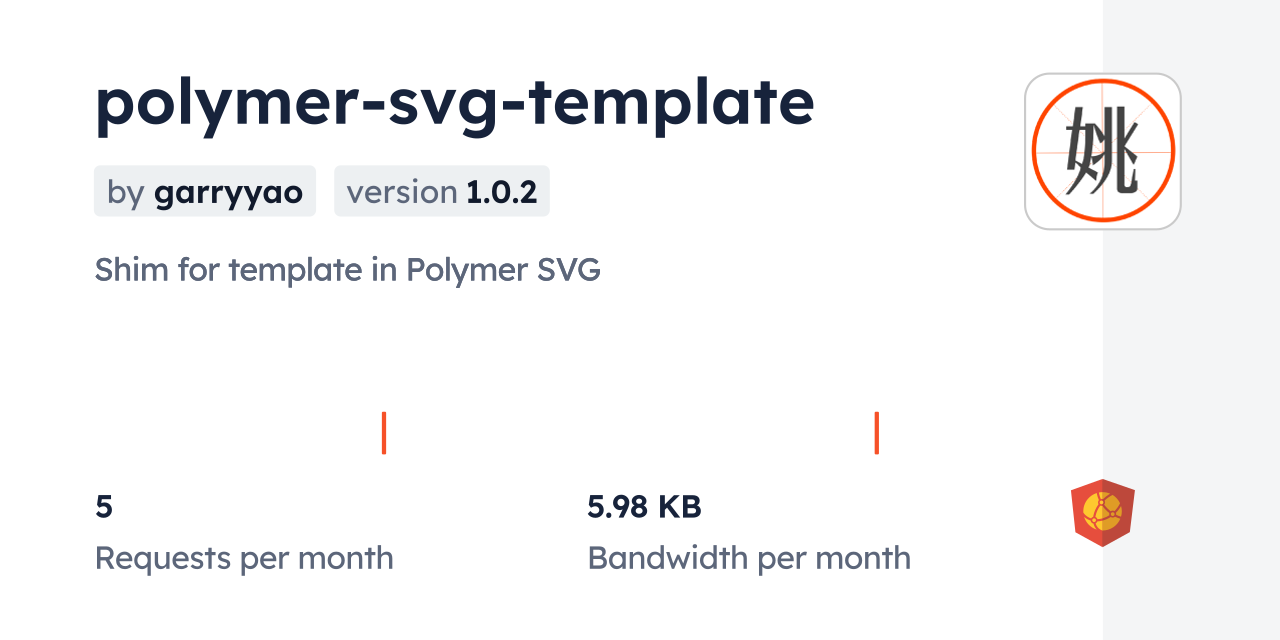 polymer-svg-template CDN by jsDelivr - A CDN for npm and GitHub