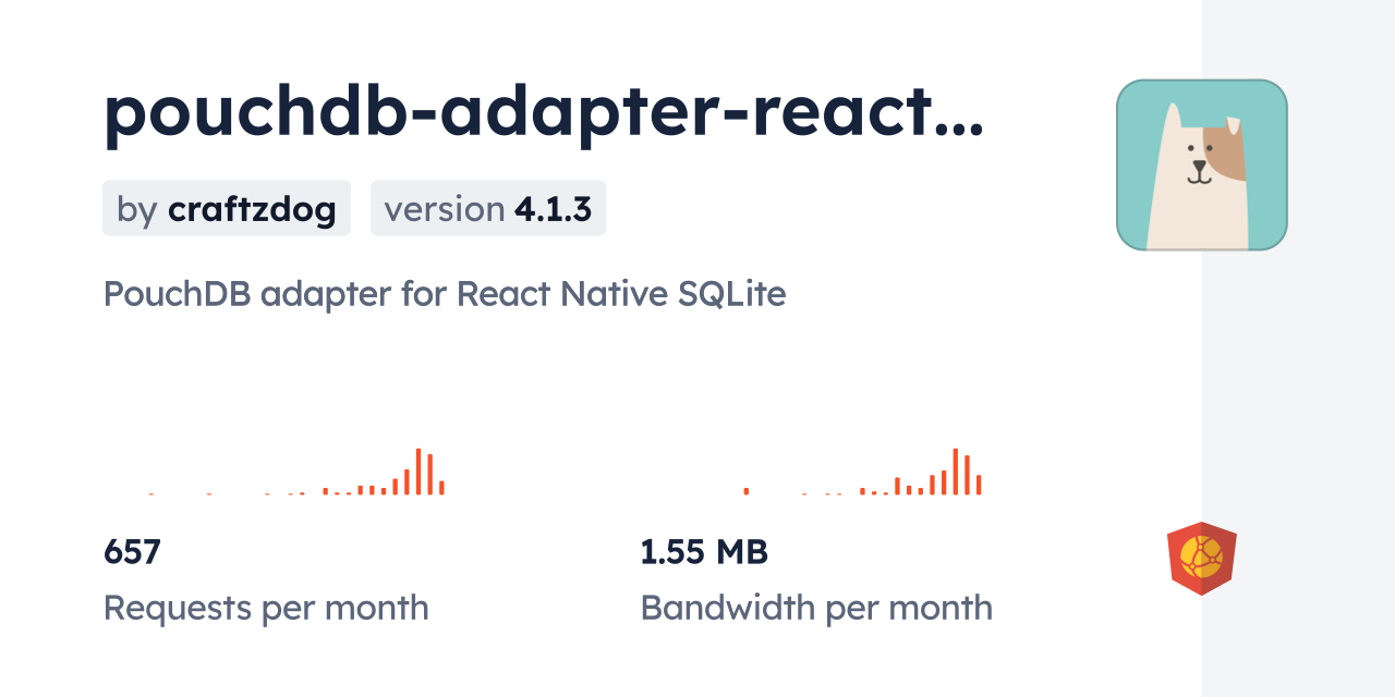 pouchdb-adapter-react-native-sqlite CDN by jsDelivr - A CDN for npm and  GitHub